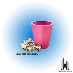 FLEXIBLE DICE CUP PINK